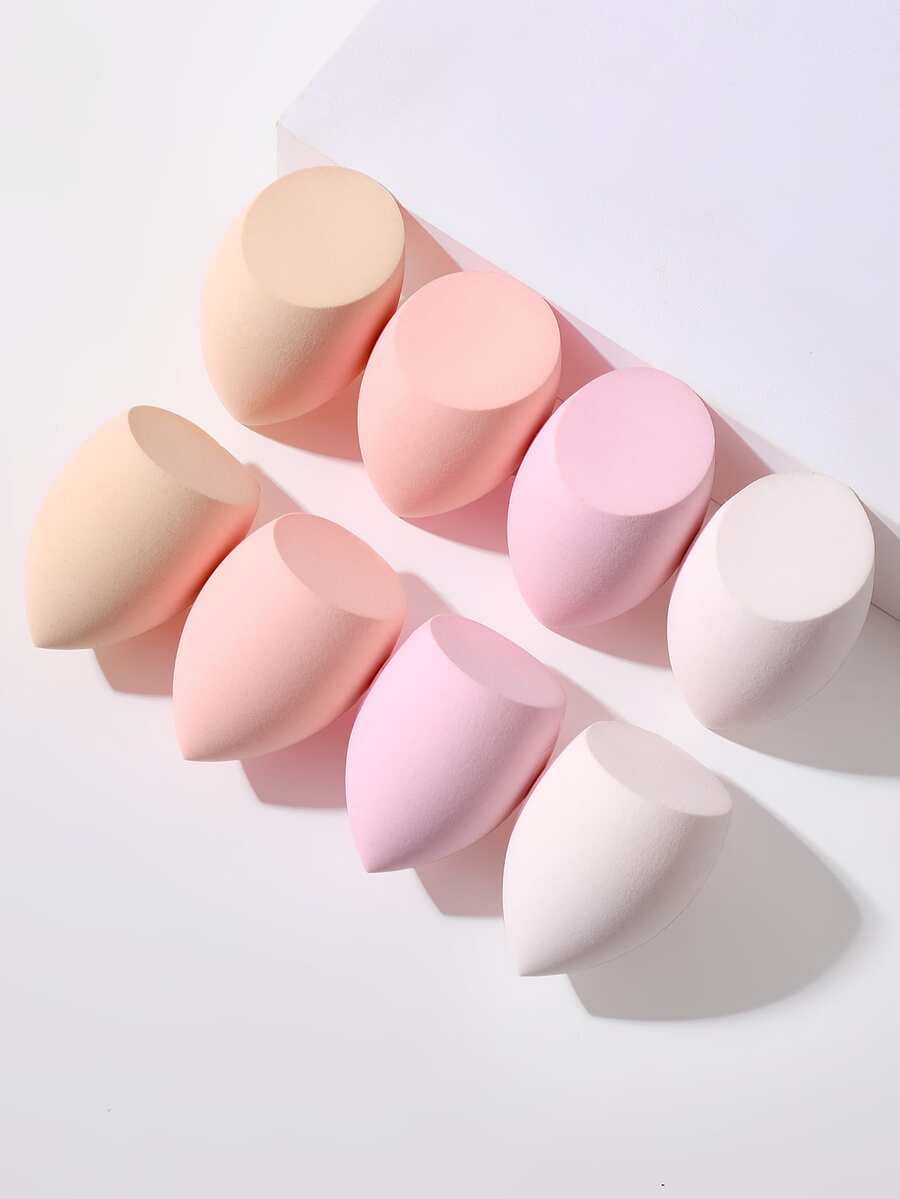 8PCS Makeup Sponge, Suitable For Cream & Powder Concealer, Loose Powder Makeup Applicator - Multicolor - View 1