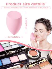8PCS Makeup Sponge, Suitable For Cream & Powder Concealer, Loose Powder Makeup Applicator - Multicolor - View 7