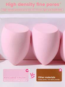 8PCS Makeup Sponge, Suitable For Cream & Powder Concealer, Loose Powder Makeup Applicator - Multicolor - View 4