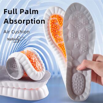 PU Sport Insole Air Cushion Shoes Sole Deodorization Breathable Shock Absorption Running Insole For Feet Care Pads