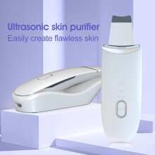 超音波去角質機美容儀家用去黑頭儀毛孔清潔器出口成潔面儀 - 白色 - 查看 4