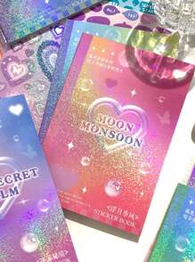 Random Heart & Plaid Pattern Phone, Cup, Planner Decoration Sticker Book