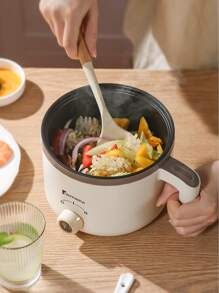 Tiny Panda 1pc Electric Multi-function Mini Hot Pot For Household Use, Dormitory