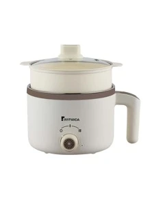 Tiny Panda 1pc Electric Multi-function Mini Hot Pot For Household Use, Dormitory