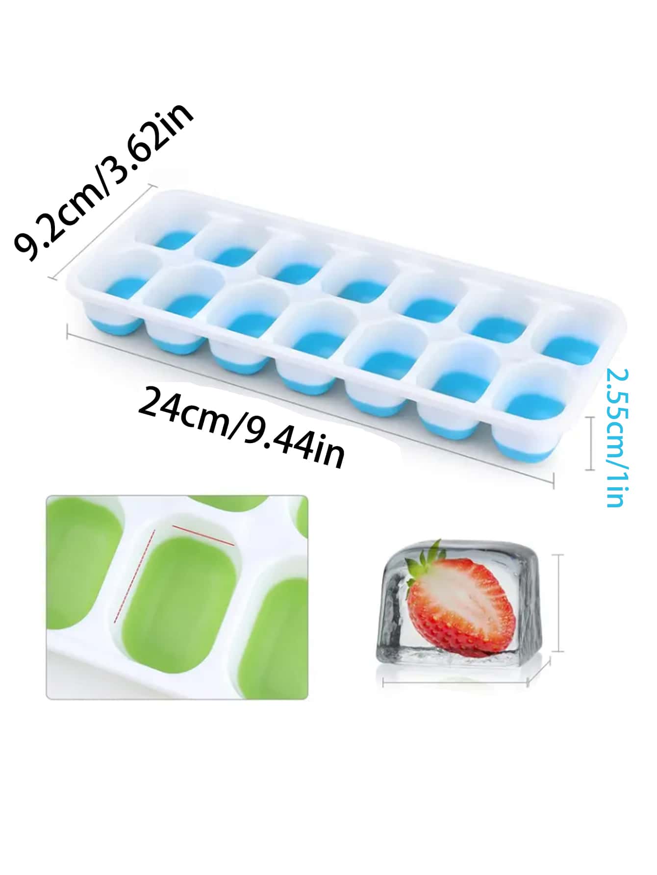 14 Grid Ice Cube Tray With Lid For Storing Frozen Ice Blocks Camping SHEIN USA