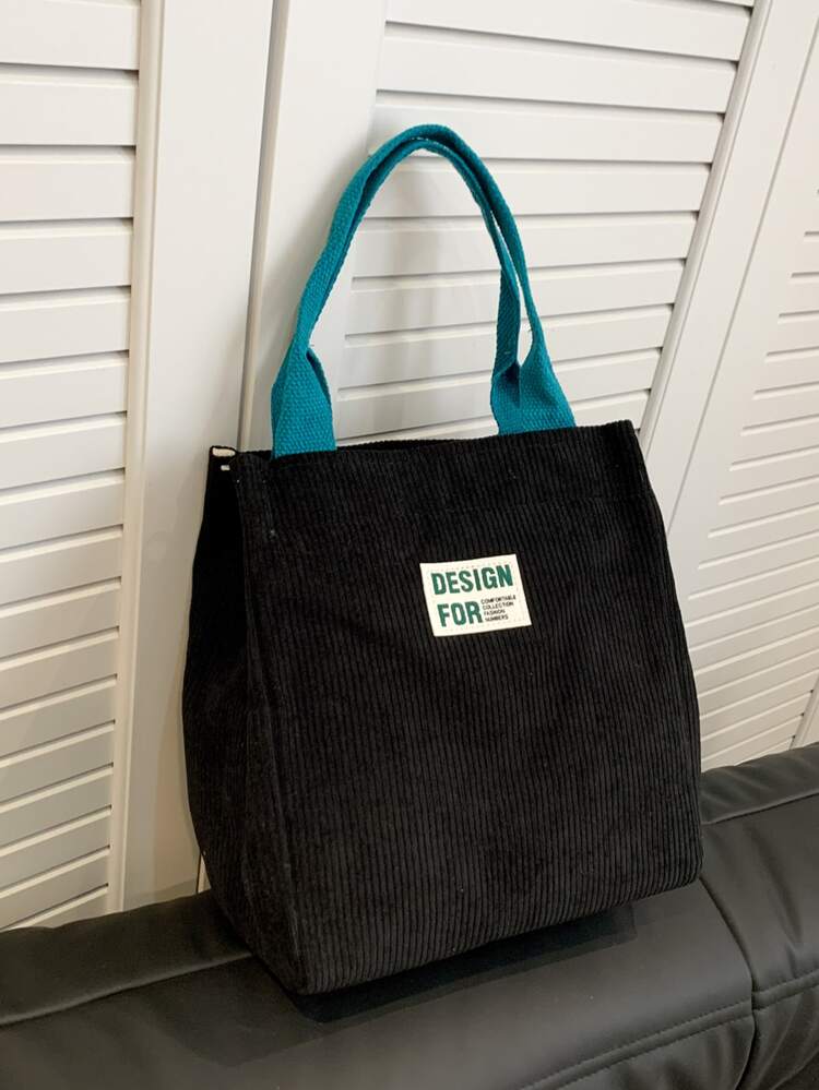 Tote Bag per le donne grandi borse a tracolla in nylon leggero e borsa da lavoro da viaggio borsa da lavoro da donna, BK1, Taglia unica