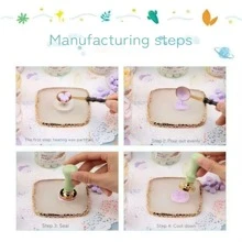 復古信封郵戳印章 - 金色 - 查看 3