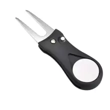 1入組黑色維修工具&球馬克筆高爾夫球配件 - 黑色 - 查看 2