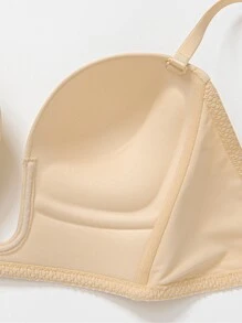 Deyllo 性感深V聚拢文胸 - 杏色 - 查看 10