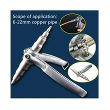 Copper Pipe Tube Expander Air Conditioner Refrigerant Hand Swagging Tool Silver Color - Bạc - Xem 2