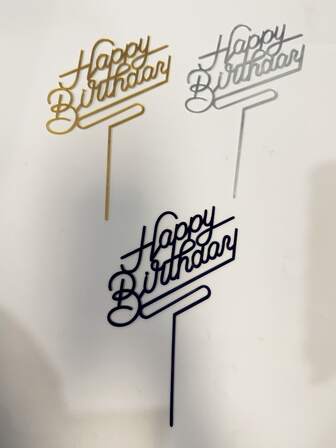 1 pieza Decoración para tarta de cumpleaños