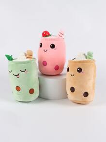 Molutian 23 厘米/ 9.05 英寸波霸奶茶毛绒填充茶杯枕头柔软泡泡茶杯毛绒玩具卡哇伊卡通儿童礼物家居装饰、波霸、毛绒玩具、草莓、女孩玩具、波霸泡泡茶、波霸奶茶 - Strawberry - 查看 11