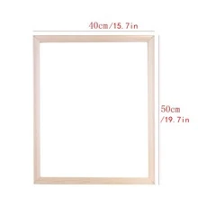Wooden Minimalist Photo Frame, Size 40*50cm - White - View 1