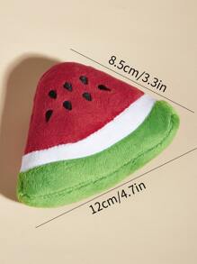 Watermelon Shaped Pet Sound Toy - Multicolor - View 8