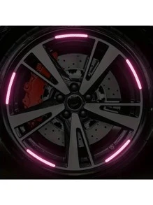 20pcs Pink Reflective Strips For Wheel - Pink - View 3