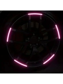 20pcs Pink Reflective Strips For Wheel - Pink - View 5