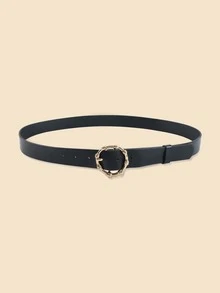 132cm4入組女性大碼皮革皮帶帶圓扣裝飾用品 - 彩色 - 查看 2