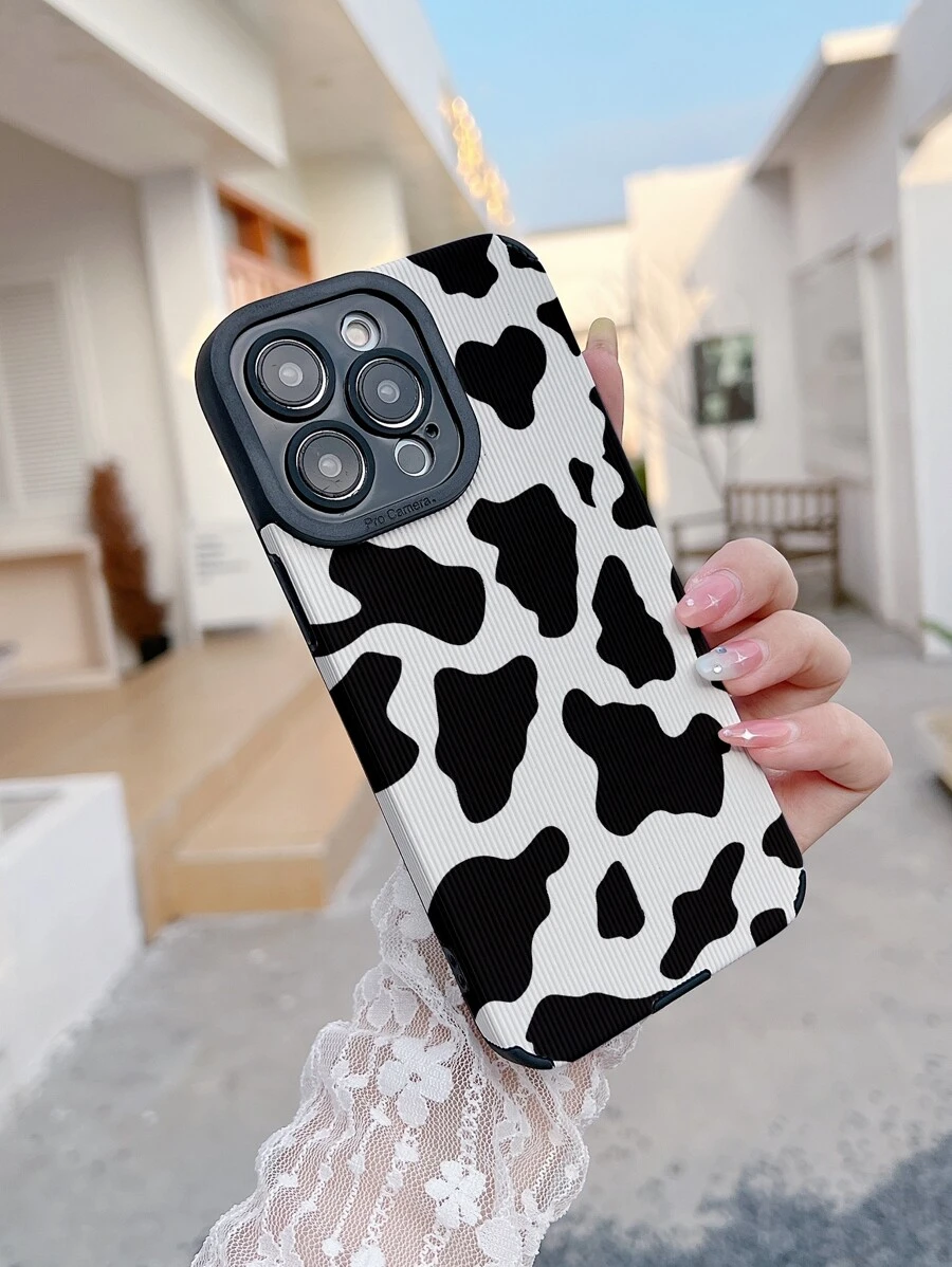Funda para móvil con patrón de vaca - Multicolor - Ver 1