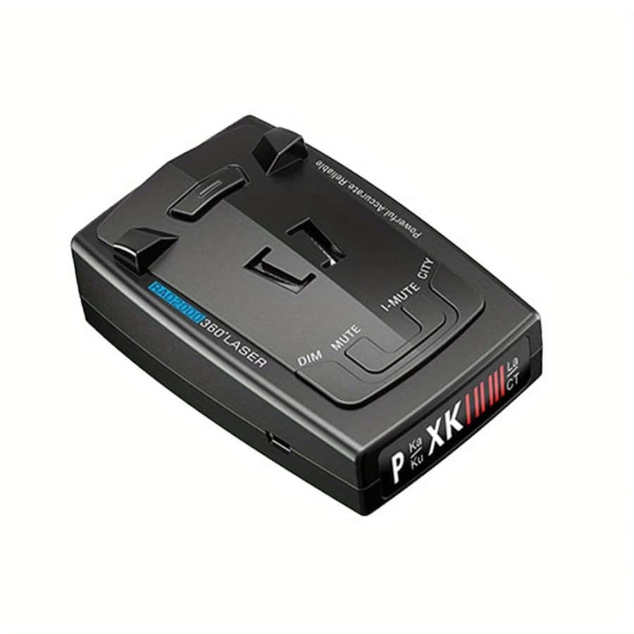 1入組車鐳射雷達速度探測器 - 黑色 - 查看 1