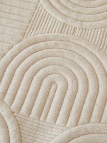 1pc Universal Plush Sofa Cushion, Modern & Simple, Anti-slip, Dustproof And Washable Cover, Suitable For Four Seasons Living Room Chair Cushion - 米色 - 查看 6