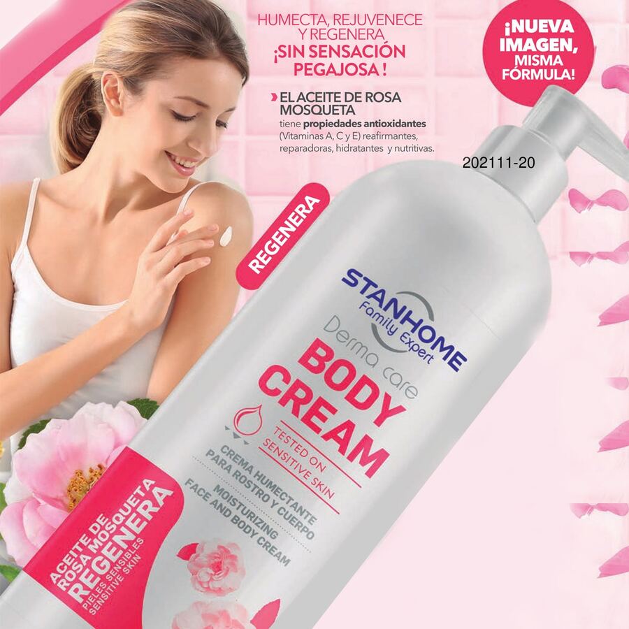 Stanhome Body Cream Crema Para Cuerpo Rosa Mosqueta 950 Ml. - Blanco - Ver 1