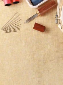 25pcs Large Eye Hand Sewing Needles Set - Cross Stitch, Leather & Embroidery Needles With Wood Needle Case For Easy Storage