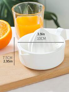 1 Miếng Máy ép trái cây điện Trái cây trái cam Máy ép Vật dụng trong nhà Chanh Cam quýt Cúp Mini Nước ép Cúp Với Nước ép Tách biệt Chức năng - trắng - Xem 5