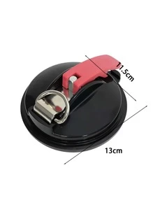 1pc Outdoor Camping Rope Strong Suction Cup Car Tent Canopy Hook Luggage Strap Fastener Pet Vacuum Suction Cup - Black - View 5