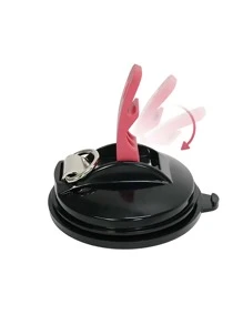 1pc Outdoor Camping Rope Strong Suction Cup Car Tent Canopy Hook Luggage Strap Fastener Pet Vacuum Suction Cup - Black - View 3