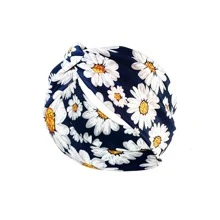 1入組圖案髮箍,和有彈性方巾,彩色,適用於戶外運動跑步,瑜伽,籃球,騎行,羽毛球,網球,針織 - 彩色 - 查看 6