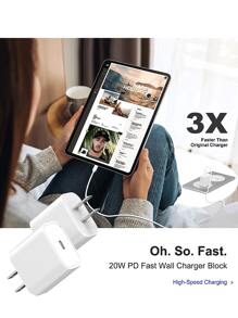 Cabeza de carga 20W - Blanco - Ver 7