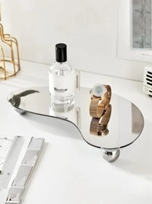 1pc Mirror Surface Jewelry Tray