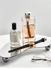 1pc Mirror Surface Jewelry Tray
