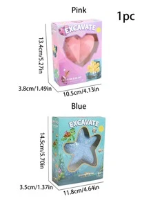 Archeology Gemstone Ore Fossil Digging Hammer Toy For Children, Diy Rhinestone Treasure Hunt Kit, Boys And Girls, Packaging, Excavate,Hunt For Girl,Boy Toys Age 5,Toys,Kids Toys,Toys For Girls,Treasure Box,Boys Toys Age 10,Archeological - Blue - View 8