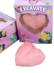 Archeology Gemstone Ore Fossil Digging Hammer Toy For Children, Diy Rhinestone Treasure Hunt Kit, Boys And Girls, Packaging, Excavate,Hunt For Girl,Boy Toys Age 5,Toys,Kids Toys,Toys For Girls,Treasure Box,Boys Toys Age 10,Archeological - Blue - View 2