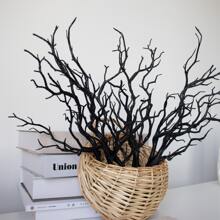 1株人工植物森林枝幹,適用於家庭裝飾和萬聖節,珊瑚和鹿角設計塑料樹枝