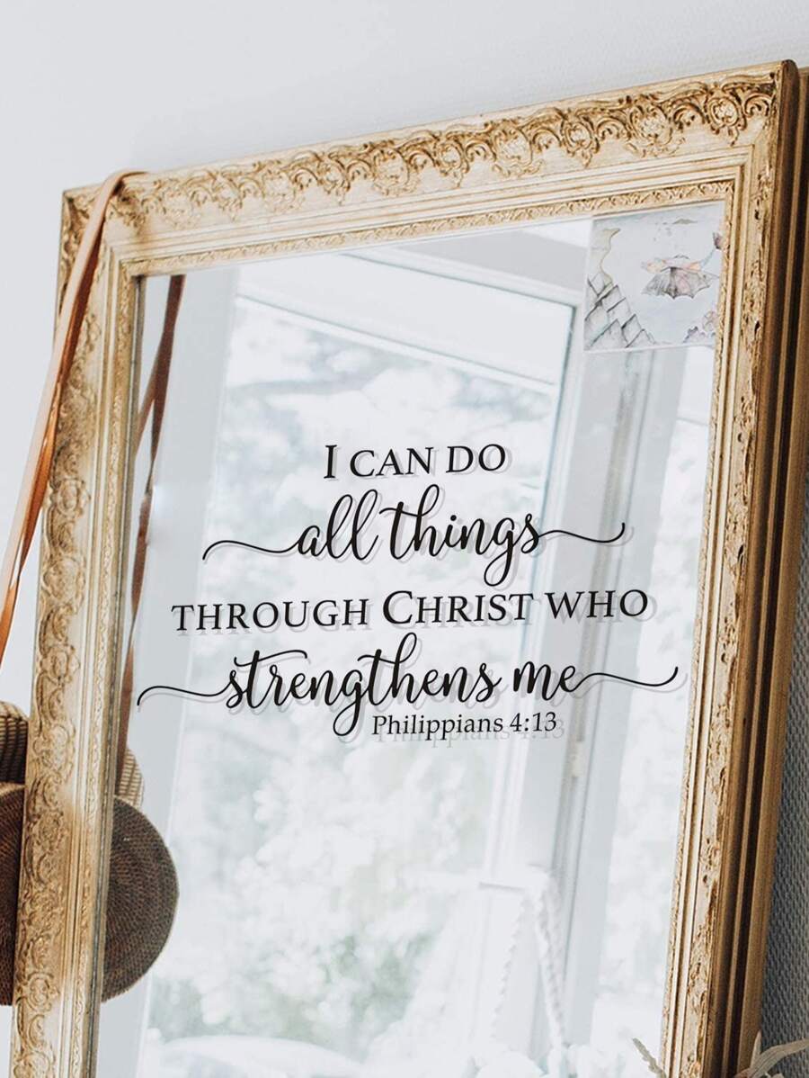 Wall Stickers Inspirational Quote Wall Decals Peel and Stick Motivational Vinyl Wall Art Decor