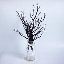 1株人工植物森林枝幹,適用於家庭裝飾和萬聖節,珊瑚和鹿角設計塑料樹枝