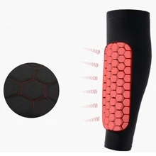 足球緊身打底褲防碰撞緊身打底褲一對的2 - 紅色 - 查看 5