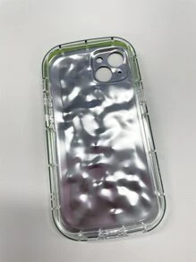 日韓 Ins 風格個性綠色英文文字全覆蓋保護殼兼容蘋果 Iphone 14promax、Iphone 13、Iphone 12、Iphone 11 - 綠色 - 查看 3