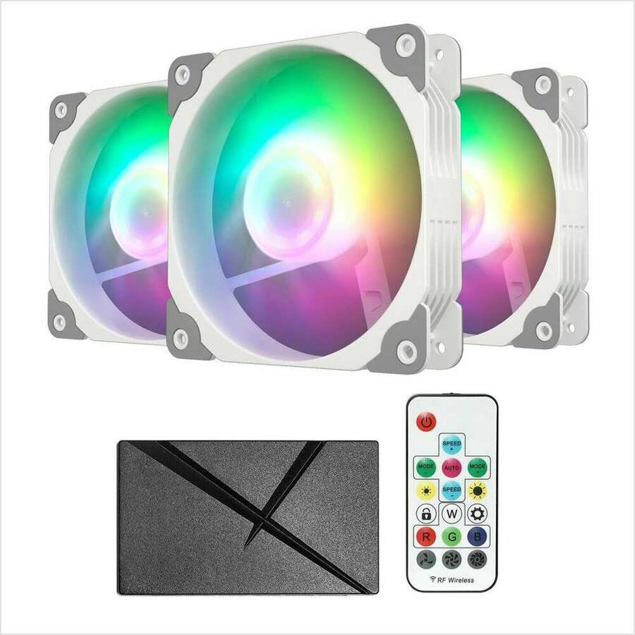 120mm ARGB LED Computer Case Fan for PC CPU Cooling Addressable RGB ...