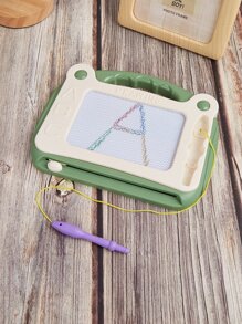 Kids' Colorful Magnetic Drawing Board With Detachable Writing Board For Learning, Painting And Doodling In Kindergarten - Green - View 4