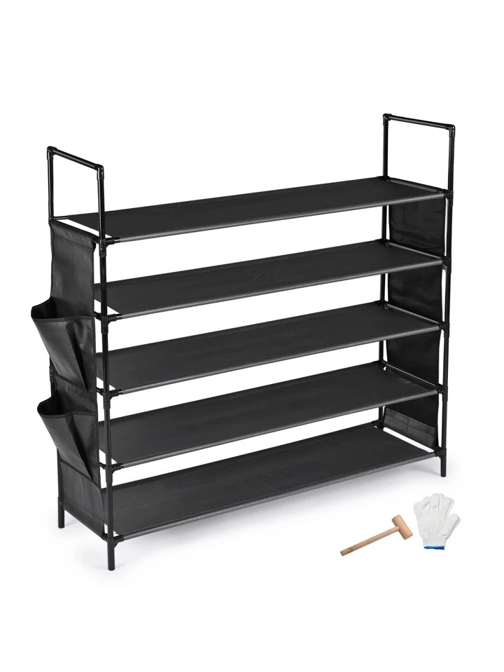 Mainstays Tier Boot Shoe Rack, Metal, Gray, 45 OFF