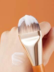 1支宽舌形平头粉底刷，化妆刷，粉底刷，遮瑕刷，腮红刷，修容刷，腮红刷，古铜粉刷，散粉刷，粉底刷，腮红刷，赠品 - 彩色 - 查看 3