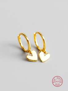 2入組簡約風&多用途925 銀時尚耳夾和耳飾適合女士,完美適合夏天派對和禮品