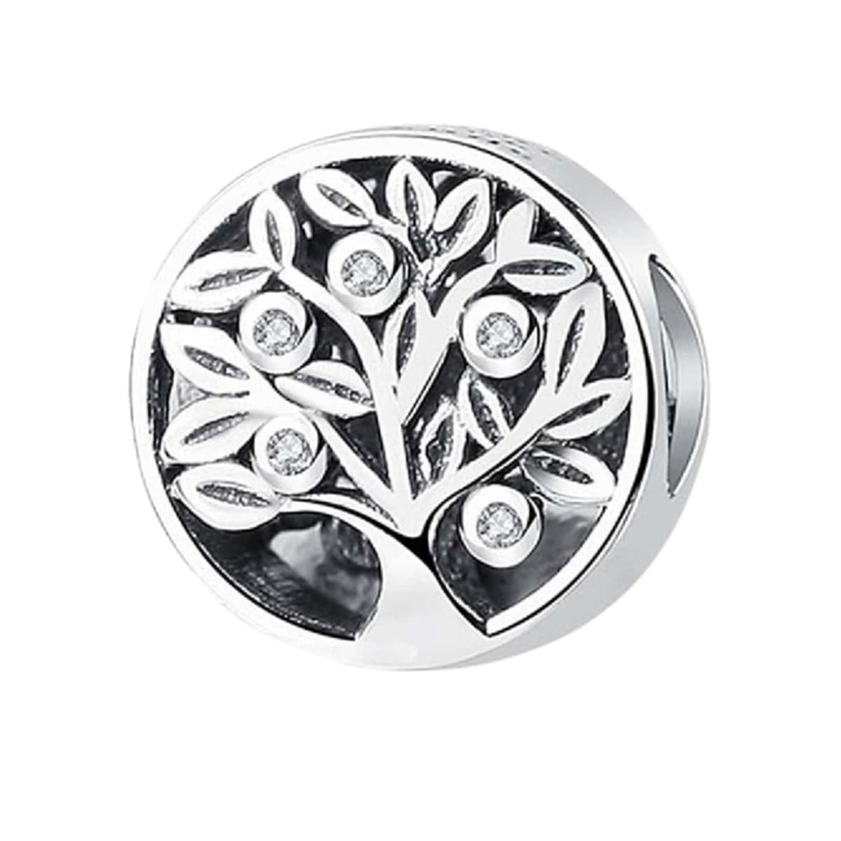 一925純銀姐姐吊墜銀配件吊墜方晶鋯石鑲嵌珠子適用於珠寶製作配件