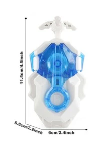 B-184 Launcher LR Left Right Dynamite Battle Beylauncher Ripper For Burst Bey White - White - View 3