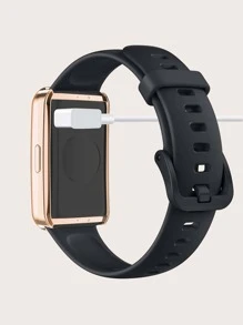 1 件玫瑰金 TPU 全覆盖镀层表壳，兼容华为表带 8 - 玫瑰金 - 查看 3