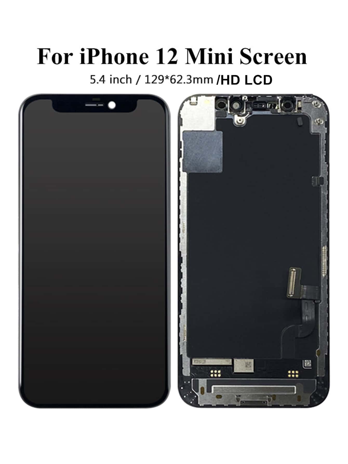 iPhone 12 mini alta definición LCD - Negro - Ver 1