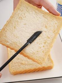 A Must-Have Tool for Crafting Projects: Double-End Silicone Sealing Wax Spatula! Mini Silicone Spatula Set, Upgraded Two-sides Hardened Sturdier Silicone Spatula, Mini Spatula for Makeup, Reusable Thin Jar Scraper, Last Drop Spatula for Beauty and Kitchen(15.5CM Black) - Black - View 4